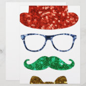 snor voor kerst briefhoofd ontwerp (Voorkant / Achterkant)