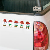 snor voor kerst bumpersticker (Op Truck)
