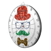 snor voor kerst dartbord (Voorkant Rechts)