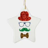 snor voor kerst keramisch ornament (Rechts)