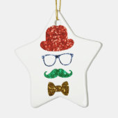 snor voor kerst keramisch ornament (Links)
