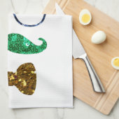 snor voor kerst theedoek (Quarter Fold)