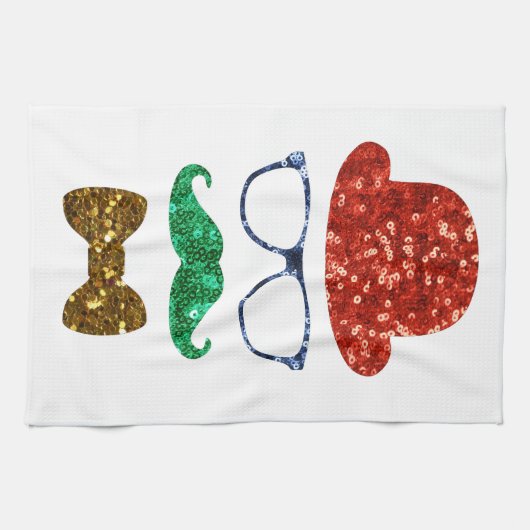 snor voor kerst theedoek (Horizontaal)