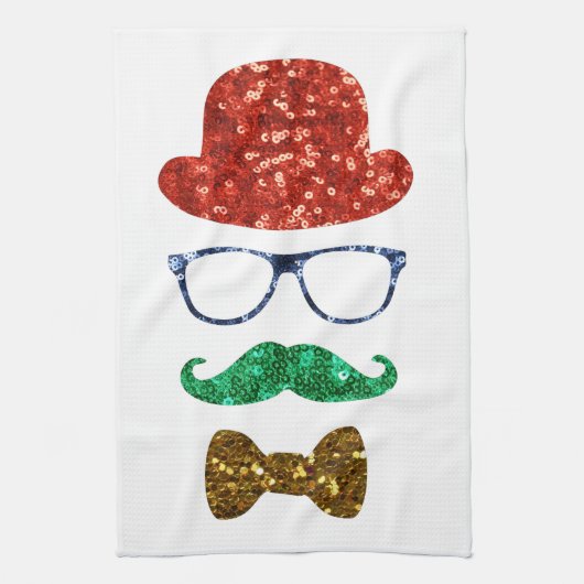 snor voor kerst theedoek (Verticaal)