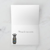 Snor wenskaart kaart (Binnen)