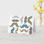 Snor wenskaart kaart (Gele Bloem)