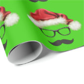 Snorbaard Hipster Sinterklaas Inpakpapier (Rol Hoek)