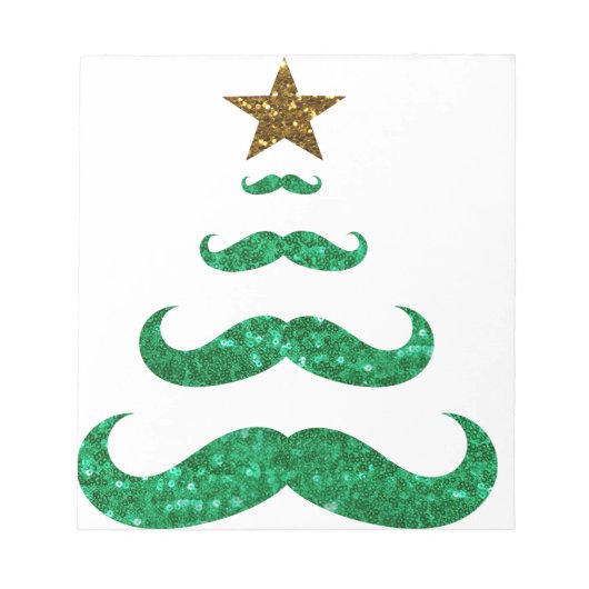 snorbaard kerstboom notitieblok (Voorkant)