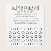 snorfje trouwe band visitekaartje (Binnenkant ongevouwen)