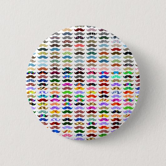snorfpatroon is grappig ronde button 5,7 cm (Voorkant)