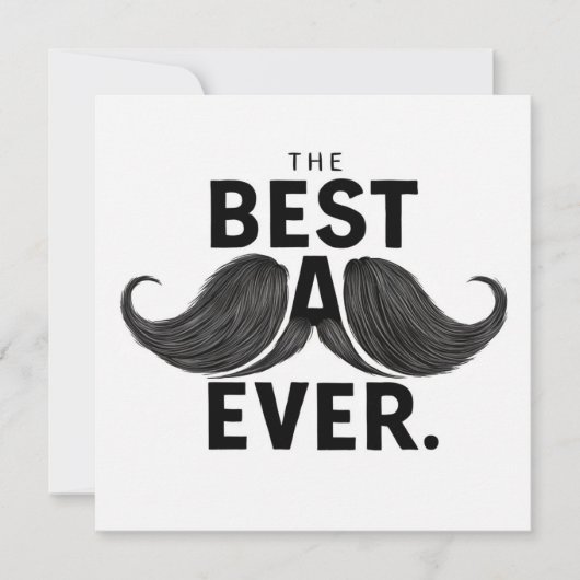 Snorhaar Beste Papa Ooit Vaderdag Feestdagenkaart (Voorkant)