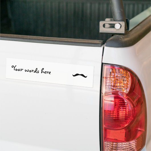 Snorhaar Bumpersticker (Op Truck)