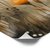 Snorhaar Fantasie: Een Beetje Fantasie Konijn Perfect Poster (Hoek)