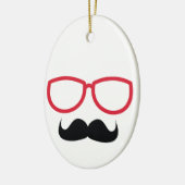 Snorhaar Keramisch Ornament (Links)