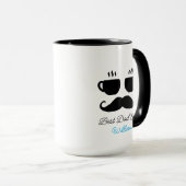 Snorhaar & Macchiato Vader Cadeaumok Mok (Voorkant rechts)