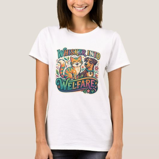 Snorhaar naar Welzijn T-shirt (Voorkant)
