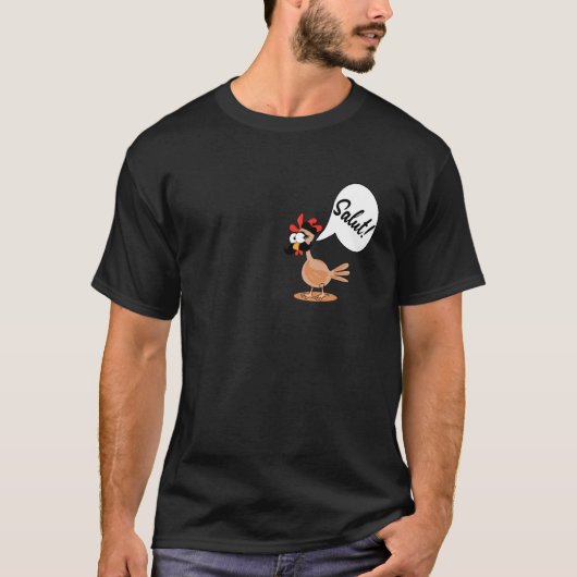 Snorhaar Snor Fun Kip T-shirt (Voorkant)