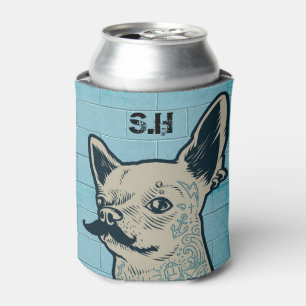 Snorharen Chihuahua Graffiti Monogram Blikjeskoeler