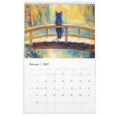 Snorharen in Bloei – Impressionistische Kattenkale Kalender (Feb 2027)