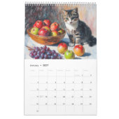 Snorharen in Bloei – Impressionistische Kattenkale Kalender (Jan 2027)