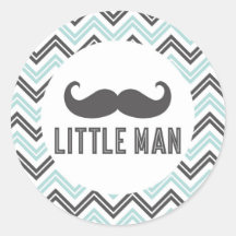 Snorharen Sticker voor Little Man