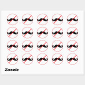 Snorharen Verboden! Ronde Sticker (Vel)