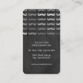 Snorharerpatroon Kappervlaggenmast Visitekaartje (Achterkant)