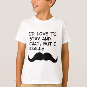 Snorharige humor t-shirt