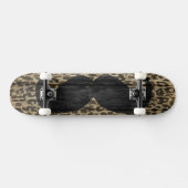 Snorharige Luipaard Vintage #6 Persoonlijk Skateboard (Horizontaal)