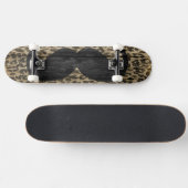 Snorharige Luipaard Vintage #6 Persoonlijk Skateboard (Horizontaal)