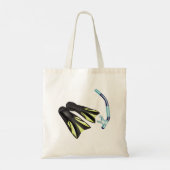 Snorkel en vetpers Canvas tas (Achterkant)