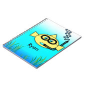 Snorkel Fish met naam Notitieboek (Linkerzijde)