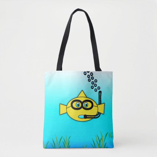 Snorkel Fish Tote Bag (Voorkant)