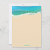 Snorkel Gear Beach Party uitnodiging (Achterkant)