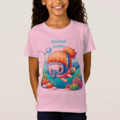 Snorkel junkie t-shirt (Voorkant)