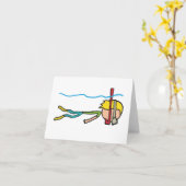 Snorkel Kaart (Gele Bloem)