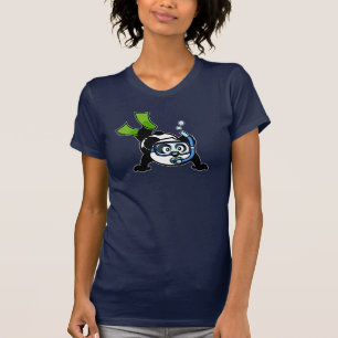 Snorkel Panda (donkere shirten) T-shirt