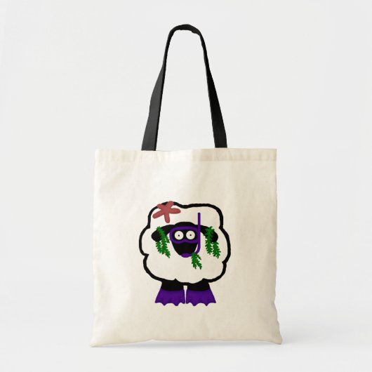 Snorkel Sheep Bag Tote Bag (Voorkant)