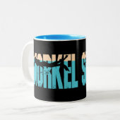 Snorkel Tweekleurige Koffiemok (Voorkant links)