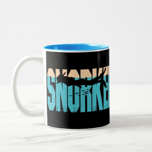 Snorkel Tweekleurige Koffiemok (Links)
