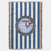 Snorkel Westies Nautische Gooi Deken (Voorkant Verticaal)