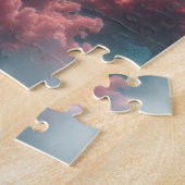 Snorkelaar ziet een engel legpuzzel (Zijkant)