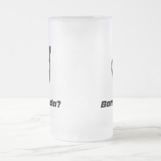 Snorkelbarracuda Matglas Bierpul (Center)