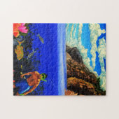 Snorkelen bij Black Rock Legpuzzel (Horizontaal)