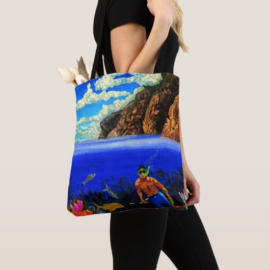 Snorkelen bij Black Rock Tote Bag (Dichtbij)