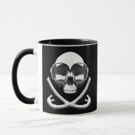 Snorkelen en Scuba Diving Pirate Skull Flag Mok