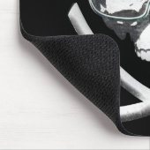 Snorkelen en Scuba Diving Pirate Skull Flag Muismat (Hoek)