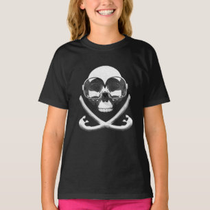 Snorkelen en Scuba Diving Pirate Skull Flag T-shirt