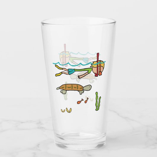 Snorkelen Glas (Voorkant)