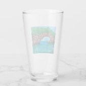 Snorkelen in de Paradise Glass Cup Glas (Achterkant)